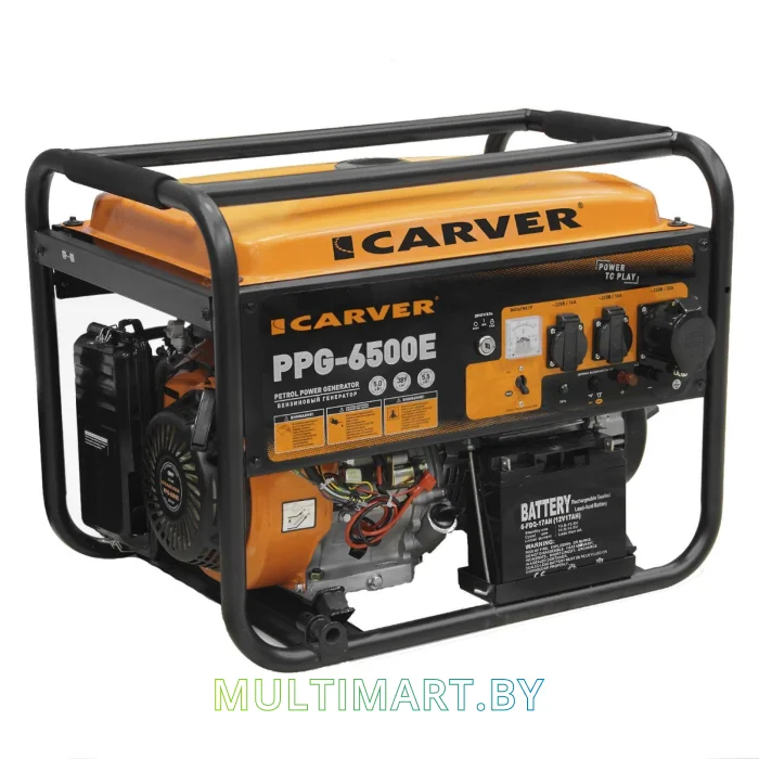 Бензиновый генератор Carver PPG-6500E
